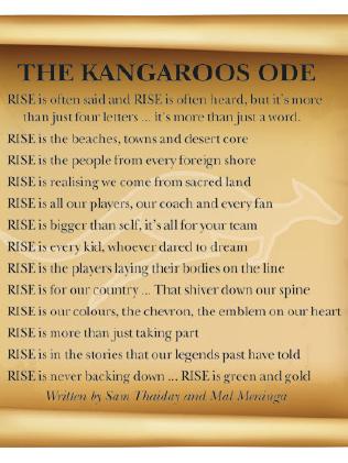 The Kangaroos Ode