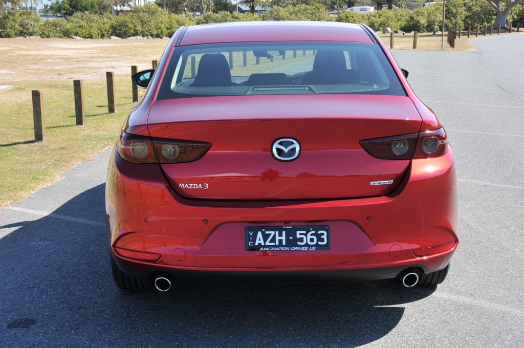 Mazda3 Pure Sedan - rear view